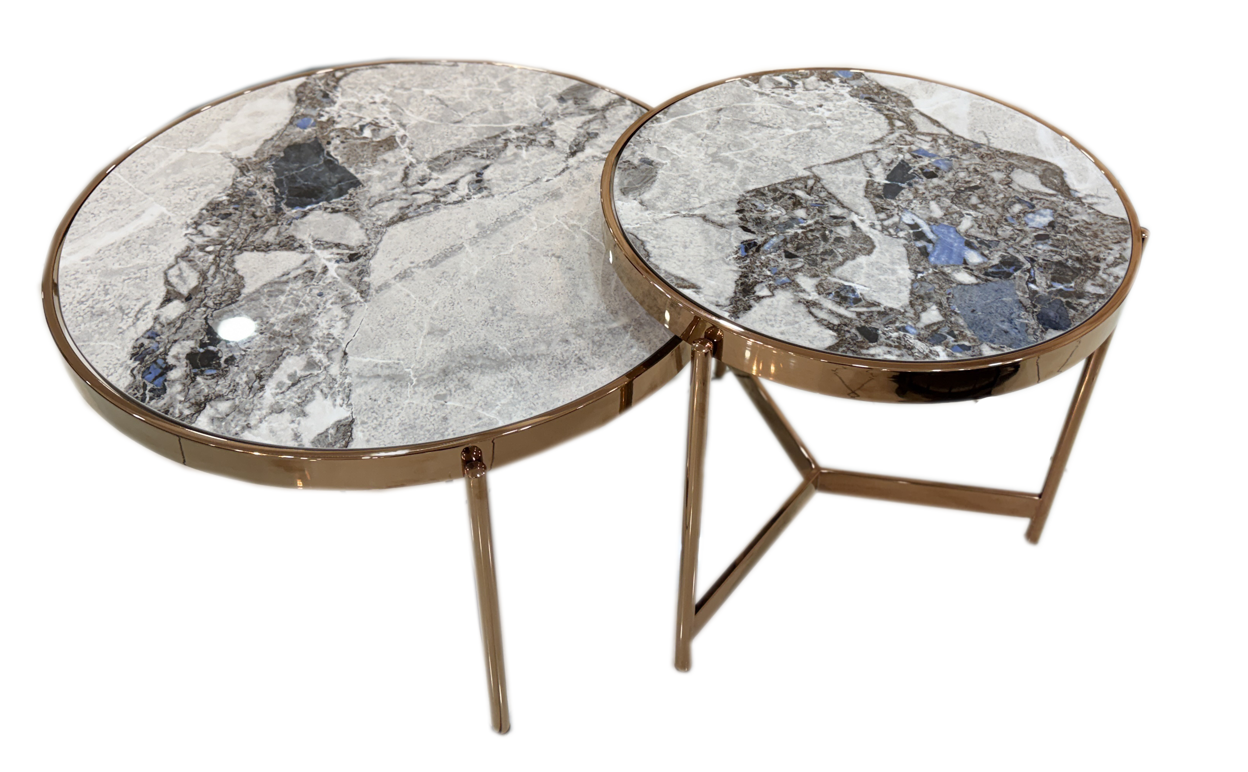 ROUND CENTER TABLE SET OF TWO