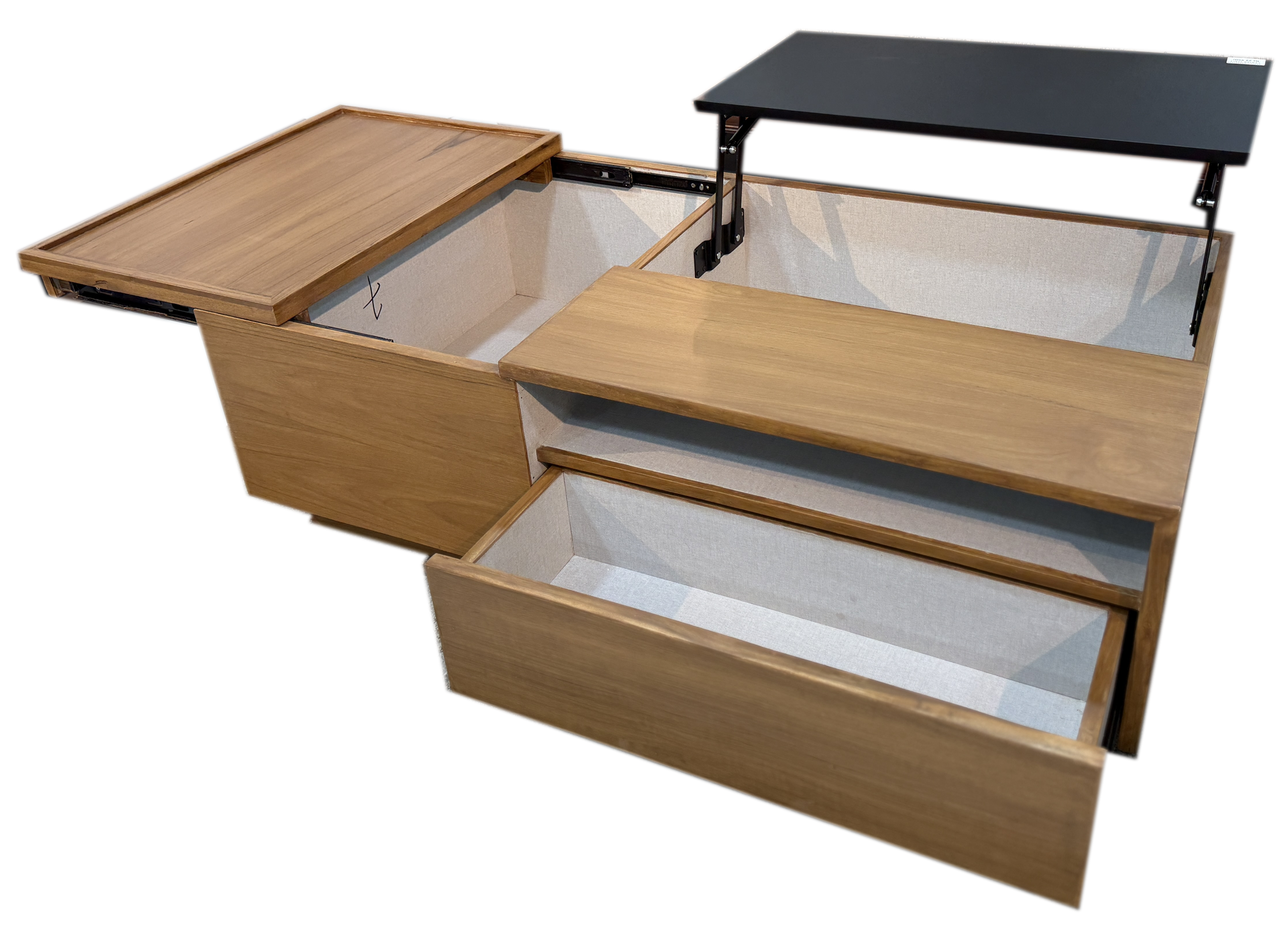 SQUARE WOODEN CENTER TABLE - Image 2