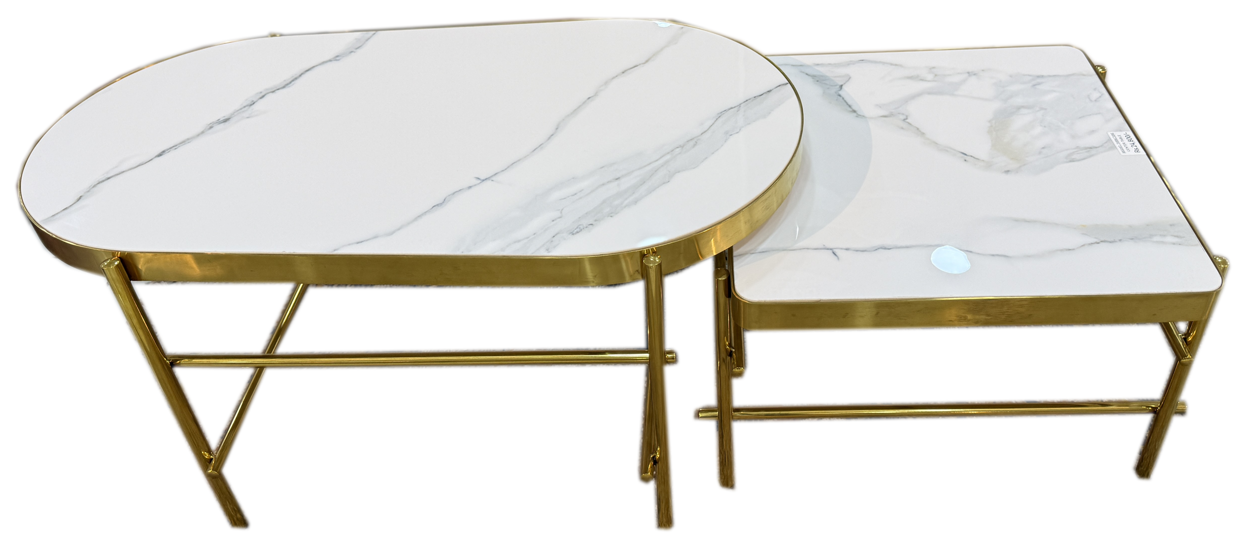 SQUARE CENTER TABLE SET OF TWO