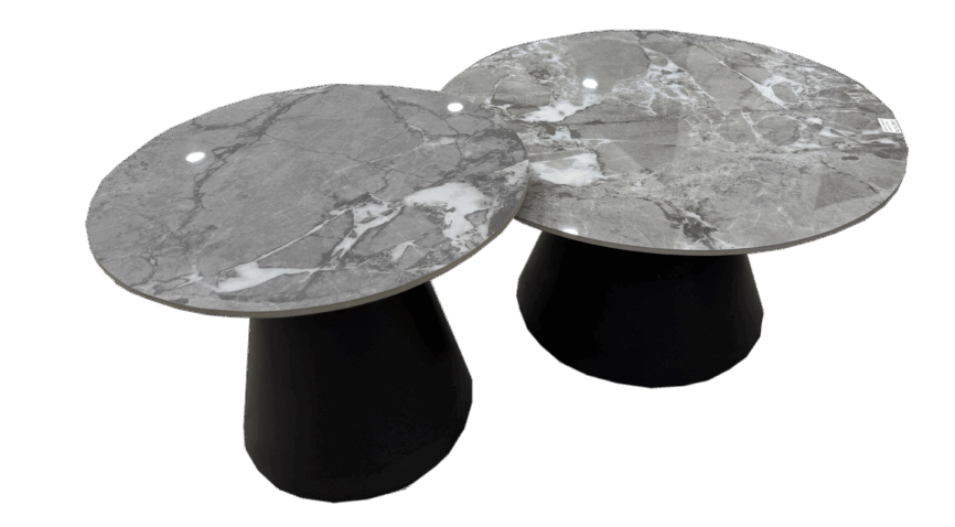 ROUND CENTER TABLE SET OF TWO
