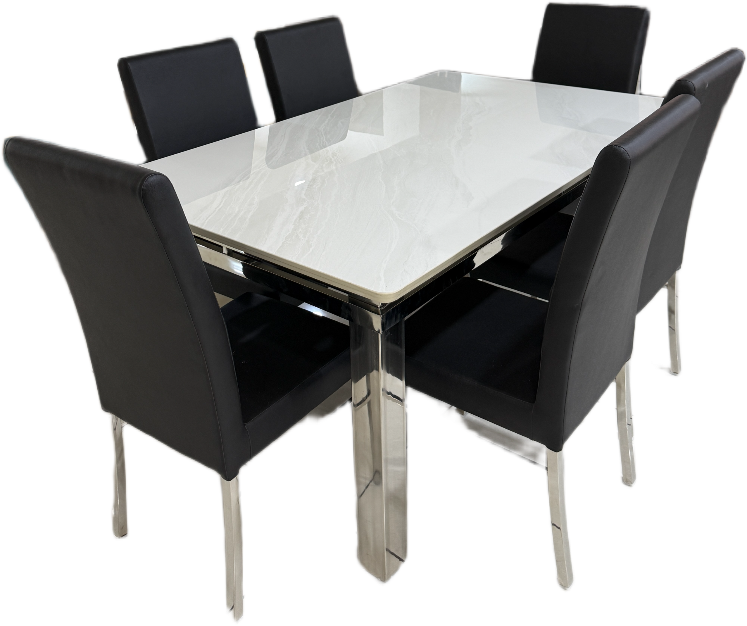 SS 6 SEATER DINING TABLE
