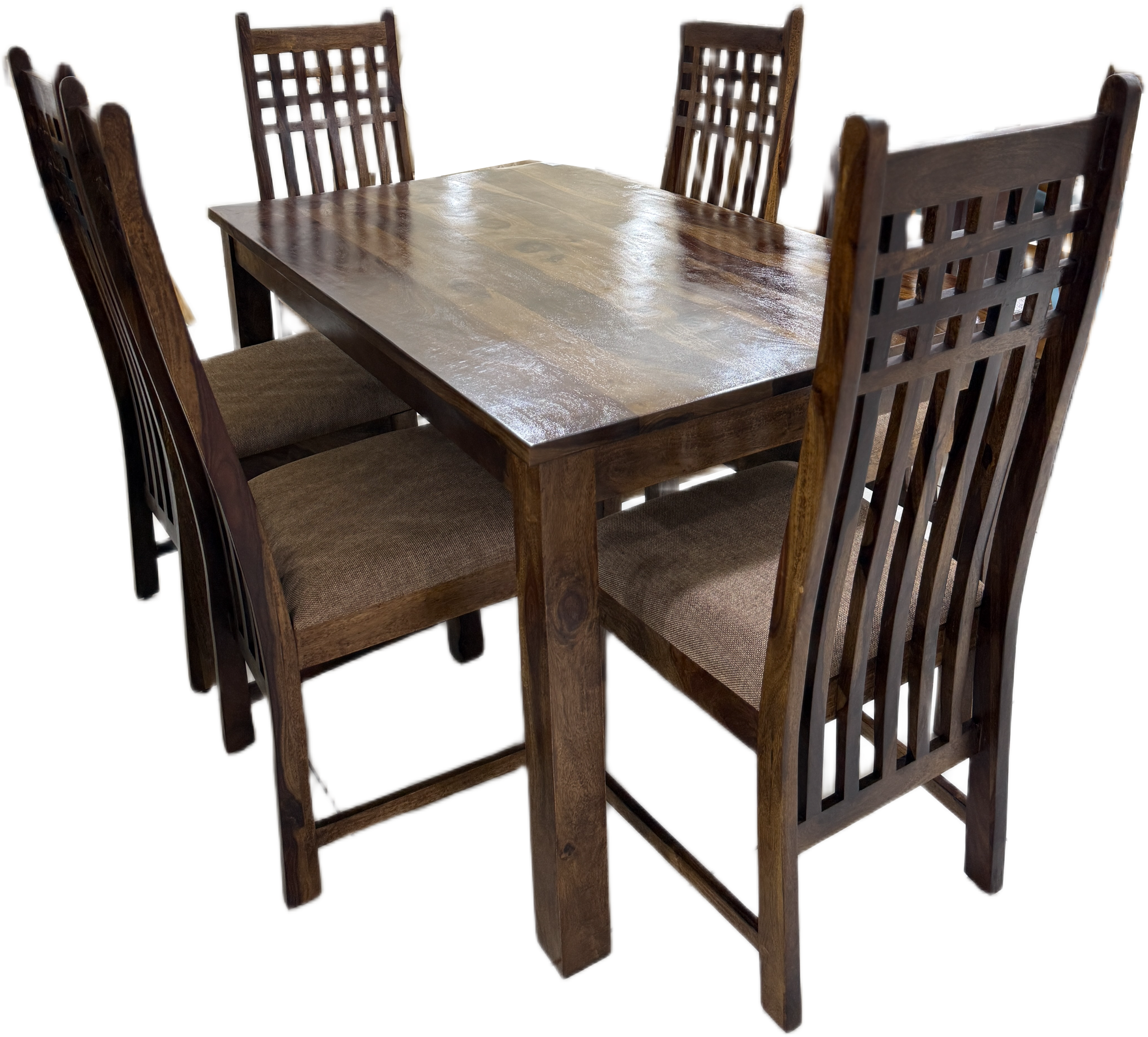 SHISAM 6 SEATER DINING TABLE