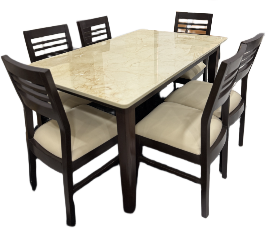 6 SEATER DINING TABLE