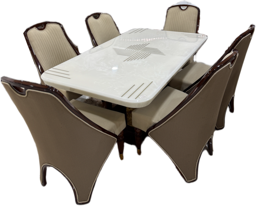 6 SEATER DINING TABLE